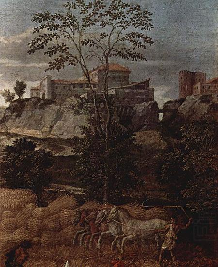 Der Sommer, Detail, Nicolas Poussin